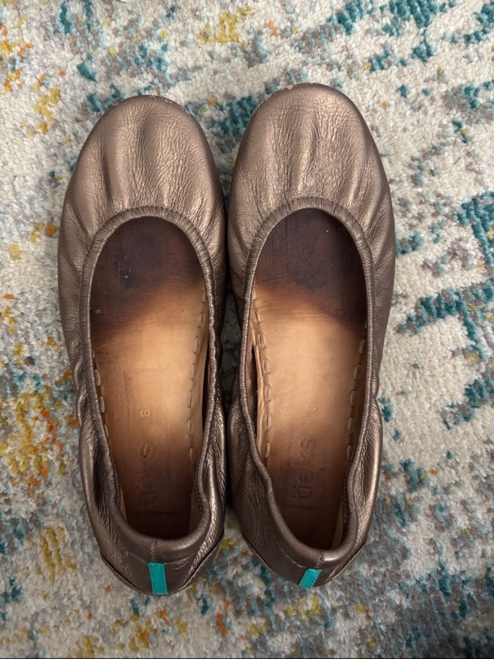 Tieks Bronze Women's flats
